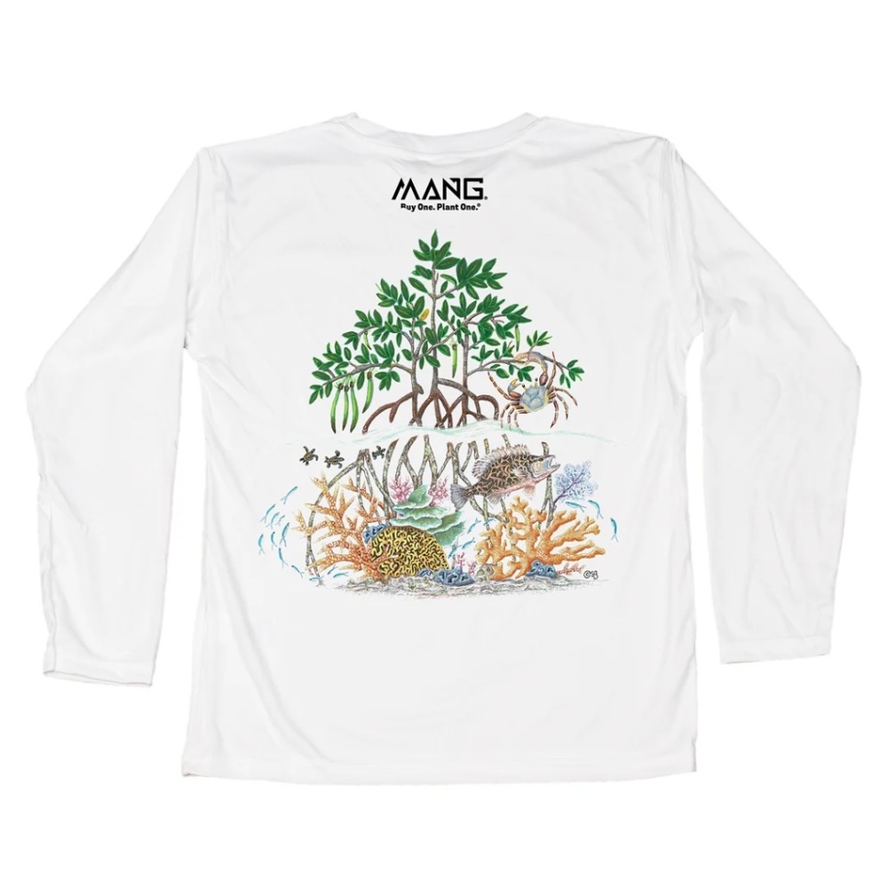 MANG | Youth Sun Shirt Raise the Reef White